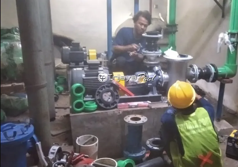 instalasi pompa waterboom