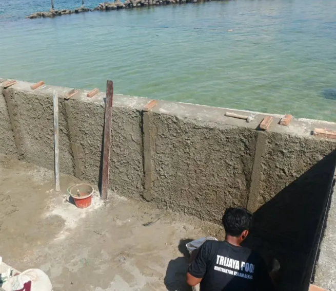 pembuatan kolam renang di atas laut pembuatan kolam renang di atas laut