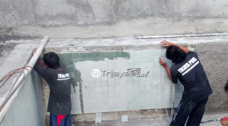 Cara Pemasangan Batu Alam Kolam Renang
