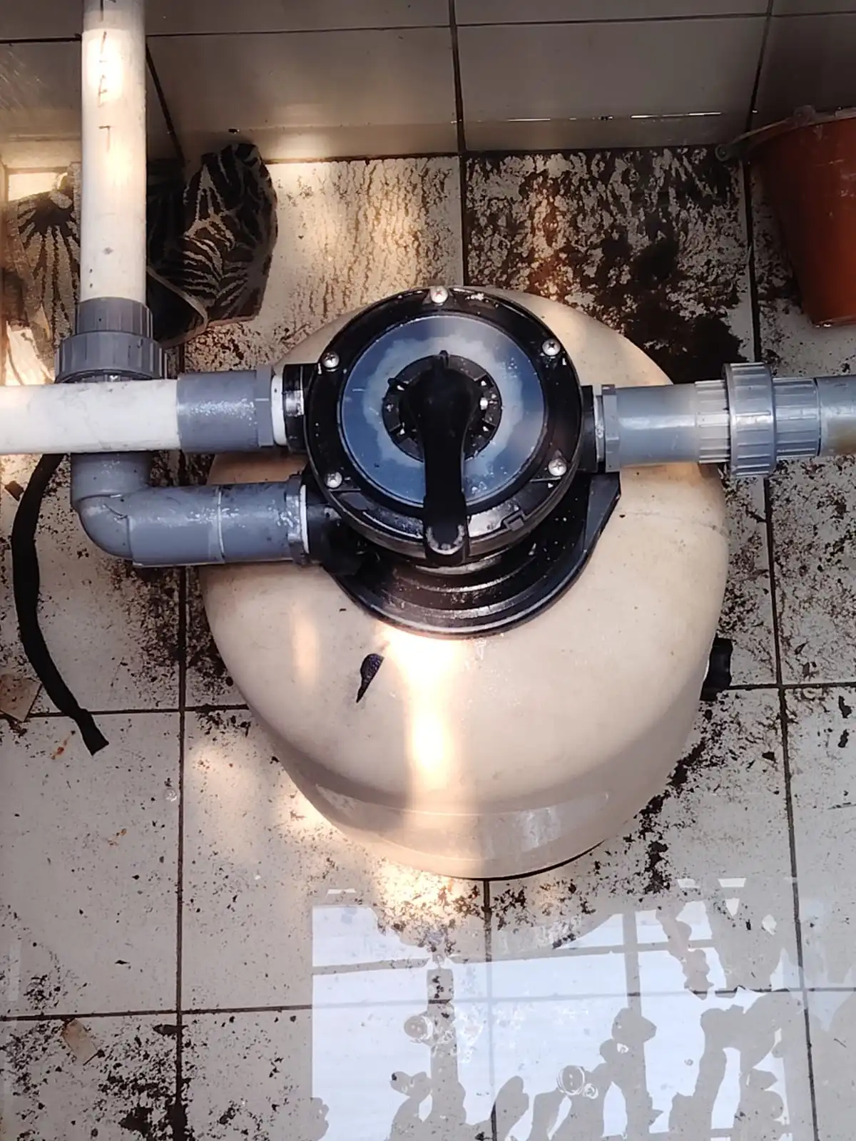 multiport valve filter kolam renang